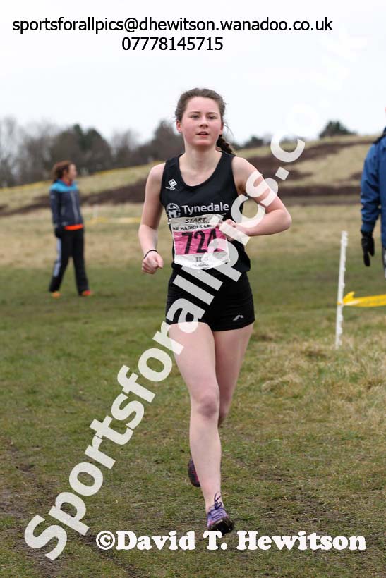 Girls under-15s Start Fitness NEHL, Wrekenton, Gateshead. Photo: David T. Hewitson/Sports for All Pics